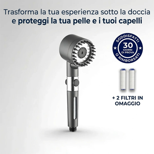 NEROMA Soffione Doccia Filtrante